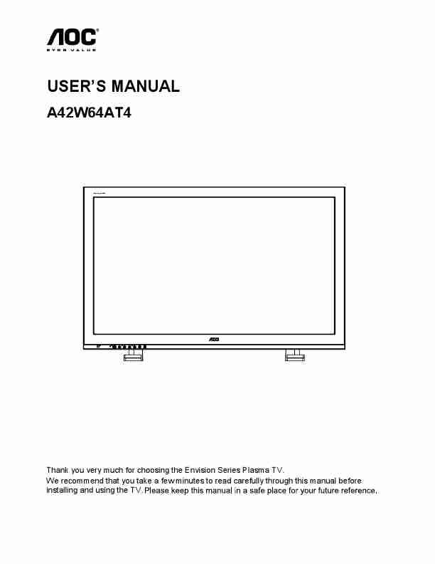 AOC Flat Panel Television A42W64AT4-page_pdf